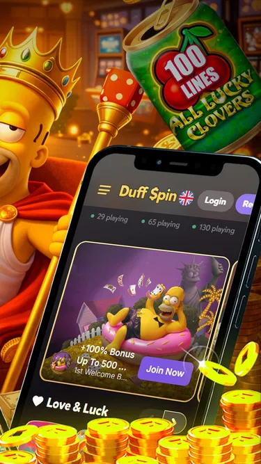 Duff Spin: Real UK Slots Screenshot