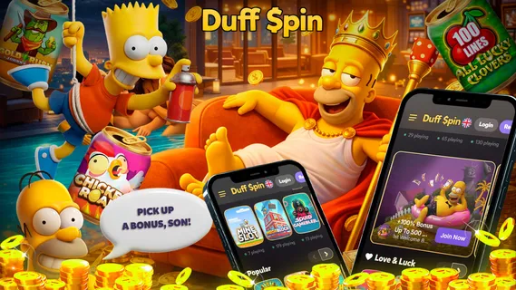 Duff Spin: Real UK Slots Screenshot